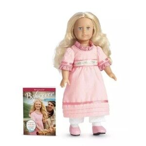 AMERICAN GIRL CAROLINE ABBOTT 6" MINI DOLL & BOOK 1812 BeForever